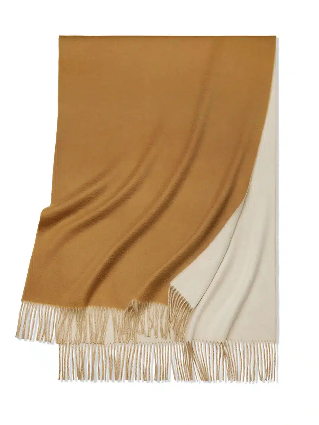 Reversible cashmere scarf — detail view 3